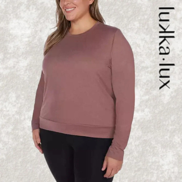 Lukka | Lux Ladies' Two Pack Long Sleeved Active Tops | Green and Rose | NWOT - Picture 4 of 7